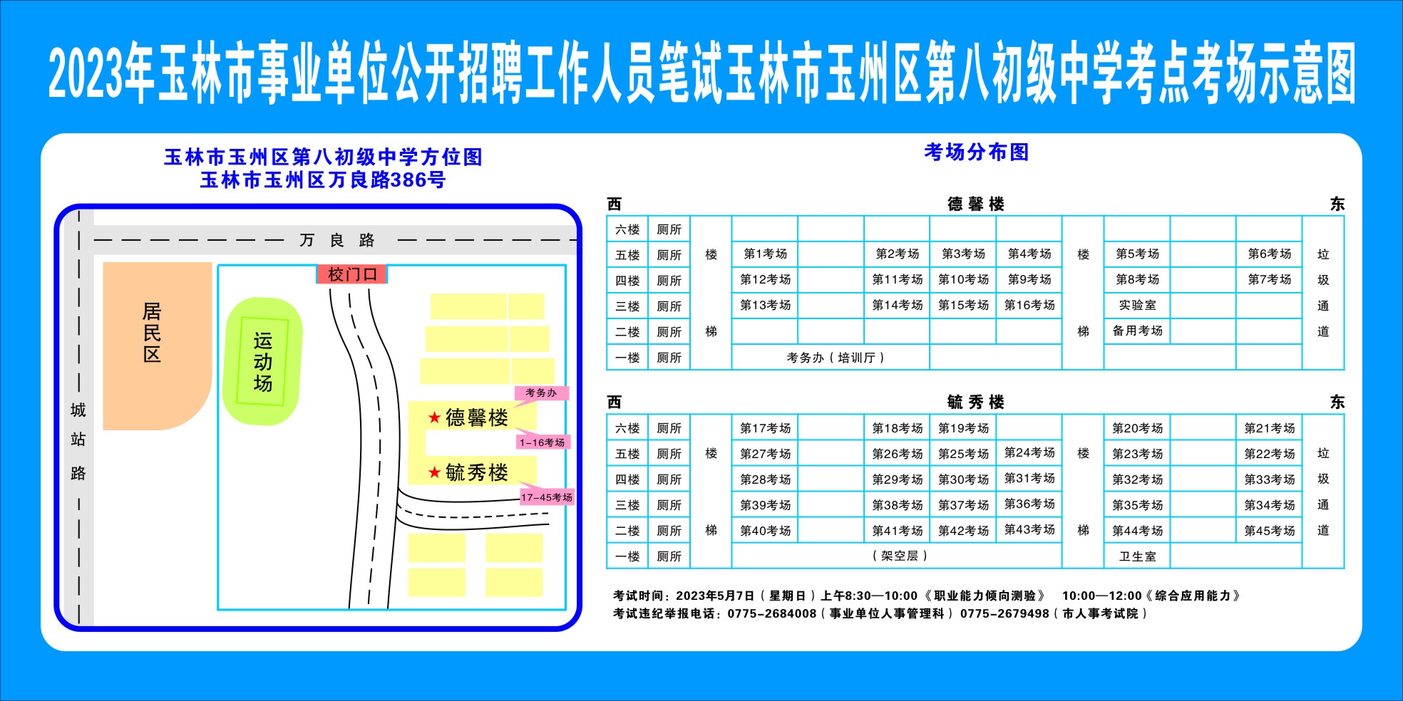 2023广西玉林市事业单位公开招聘工作人员考试温馨提示