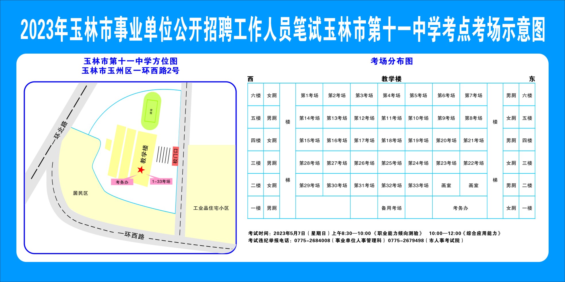 2023广西玉林市事业单位公开招聘工作人员考试温馨提示