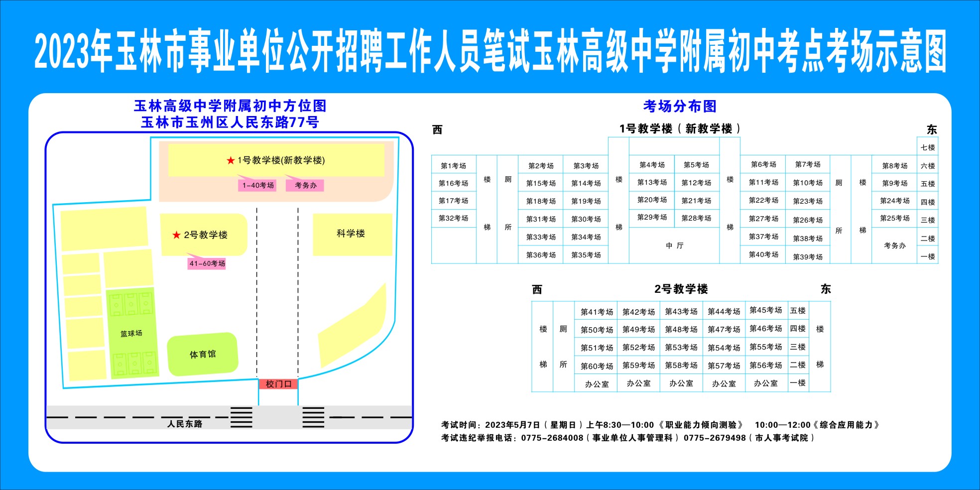 2023广西玉林市事业单位公开招聘工作人员考试温馨提示