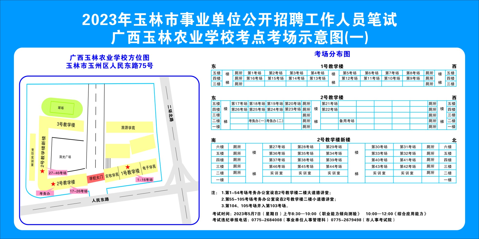 2023广西玉林市事业单位公开招聘工作人员考试温馨提示