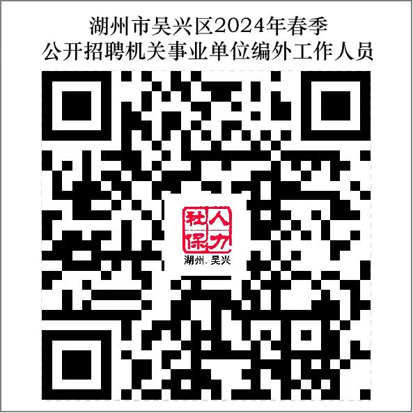 2024年浙江湖州市吴兴区春季招聘机关事业单位编外工作人员73人公告