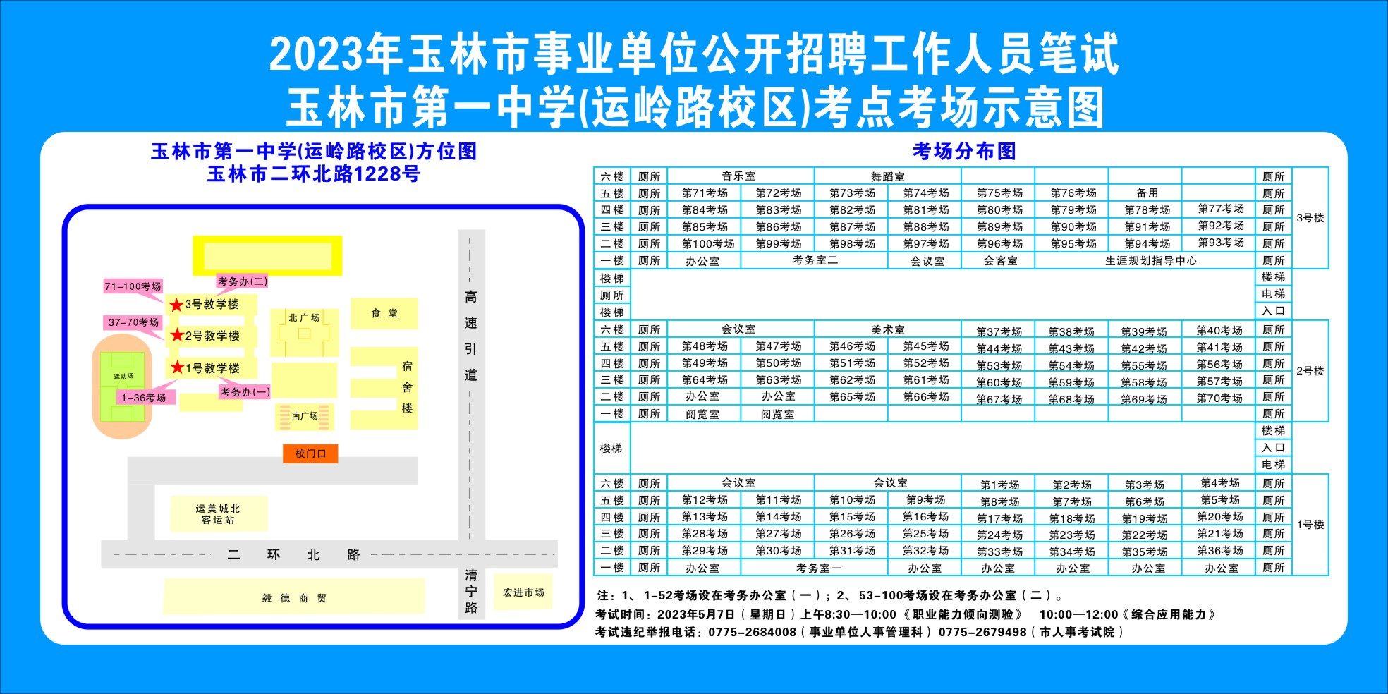 2023广西玉林市事业单位公开招聘工作人员考试温馨提示