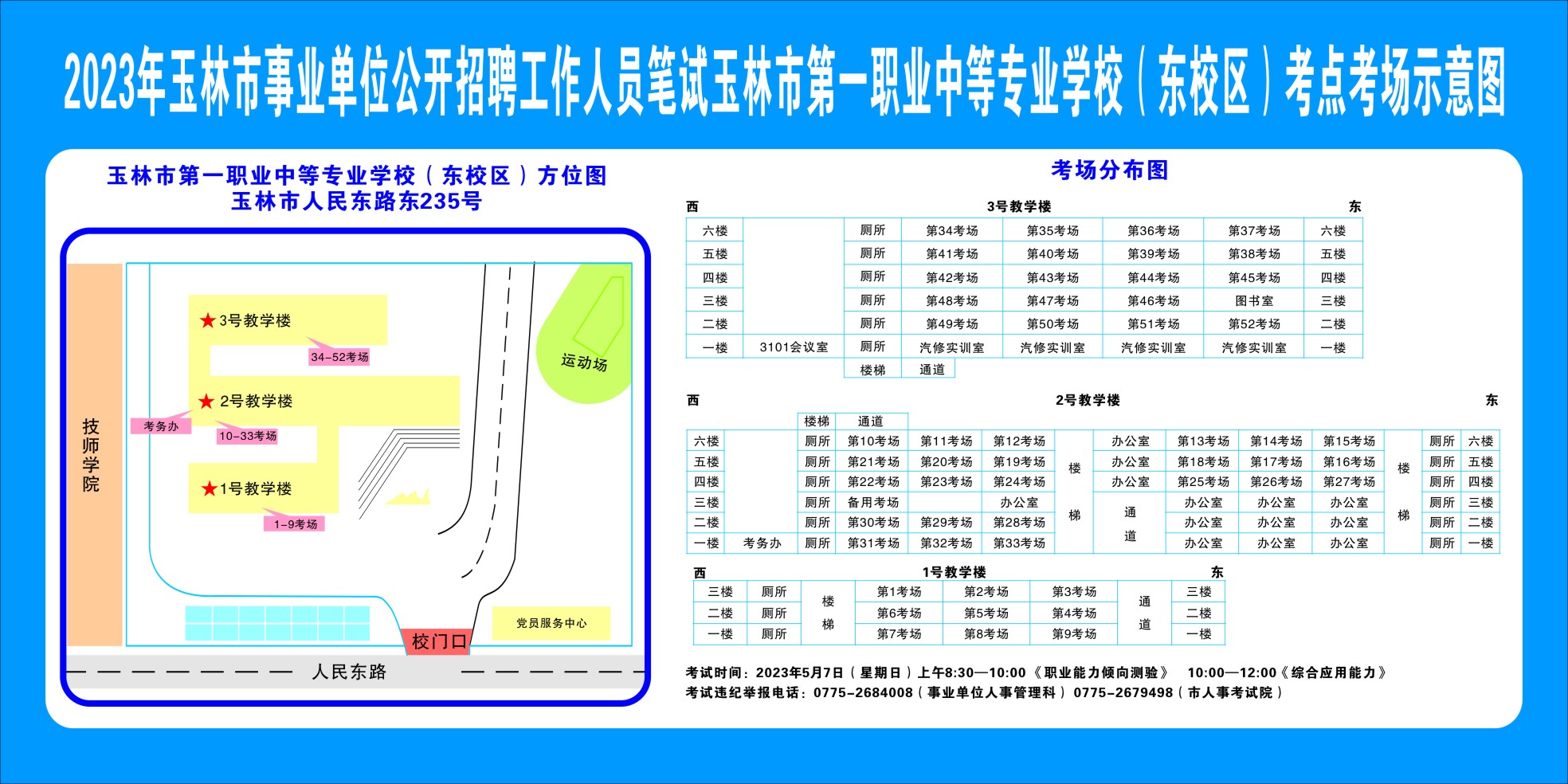 2023广西玉林市事业单位公开招聘工作人员考试温馨提示