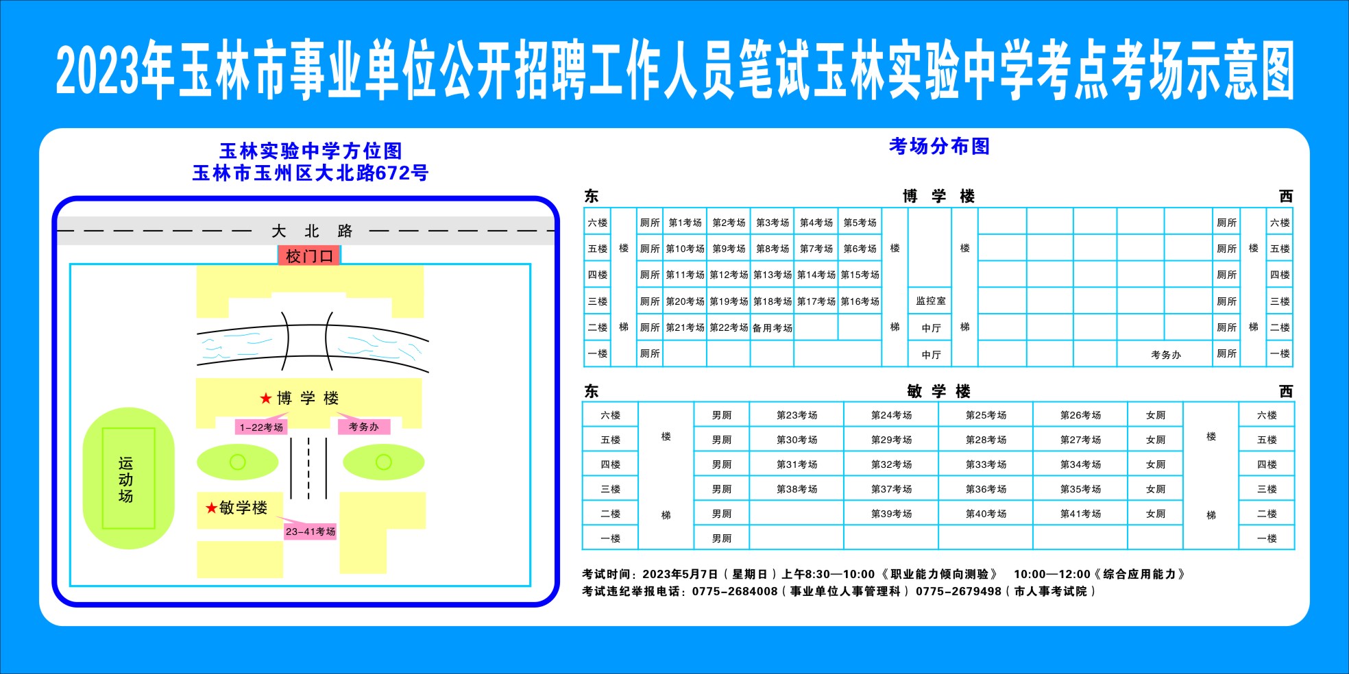 2023广西玉林市事业单位公开招聘工作人员考试温馨提示