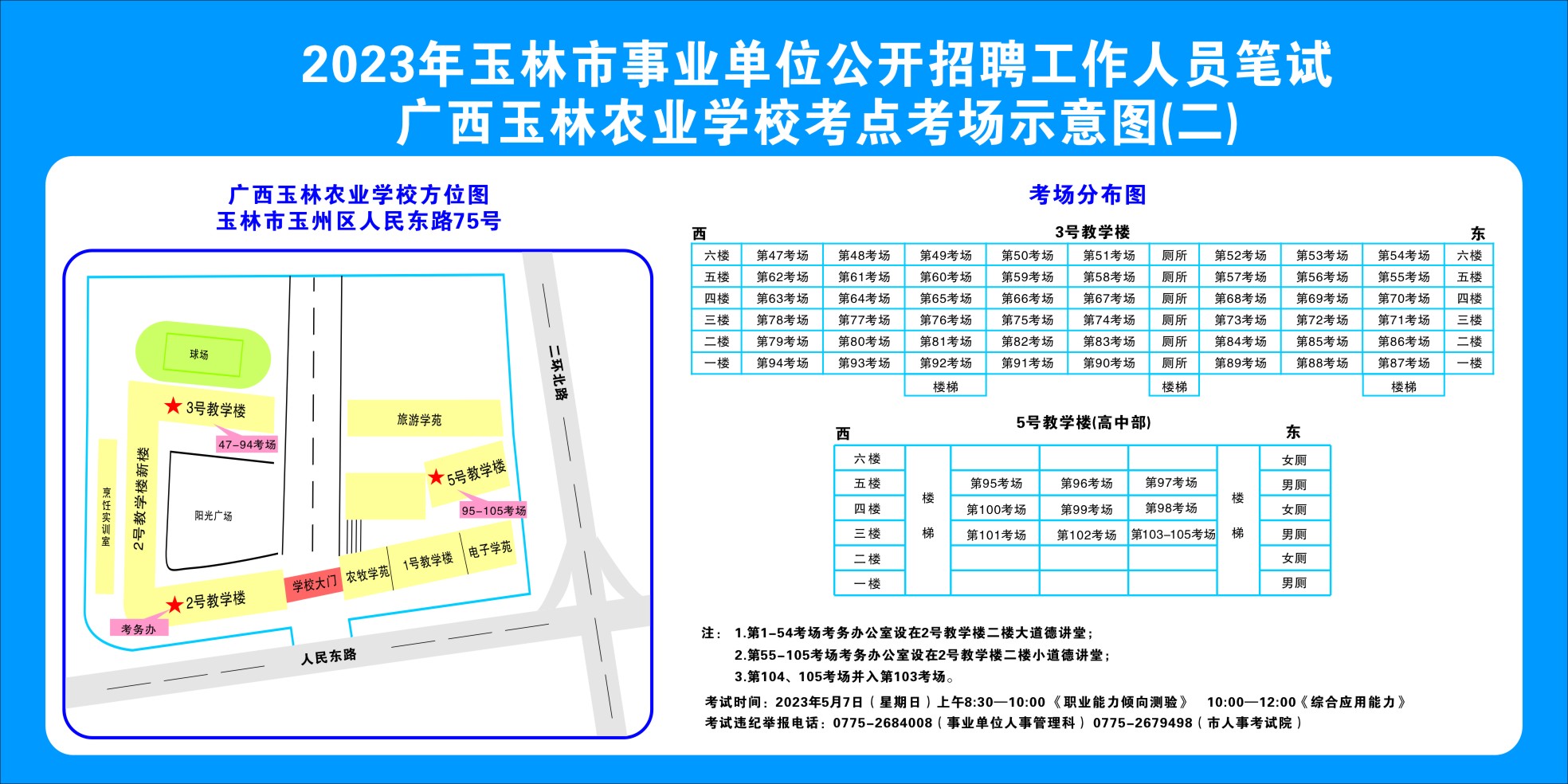 2023广西玉林市事业单位公开招聘工作人员考试温馨提示