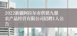 2022新疆阿拉尔市供销九鼎农产品经营有限公司招聘1人公告