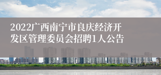 2022广西南宁市良庆经济开发区管理委员会招聘1人公告