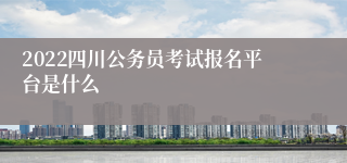 2022四川公务员考试报名平台是什么