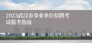 2023武汉市事业单位招聘考试报考指南