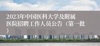 2023年中国医科大学及附属医院招聘工作人员公告（第一批）