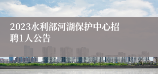 2023水利部河湖保护中心招聘1人公告