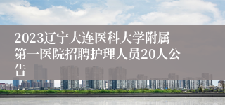 2023辽宁大连医科大学附属第一医院招聘护理人员20人公告