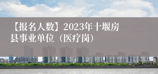 【报名人数】2023年十堰房县事业单位（医疗岗）