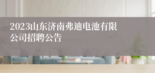 2023山东济南弗迪电池有限公司招聘公告