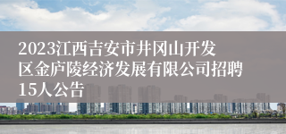 2023江西吉安市井冈山开发区金庐陵经济发展有限公司招聘15人公告