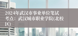 2024年武汉市事业单位笔试考点：武汉城市职业学院(北校区)