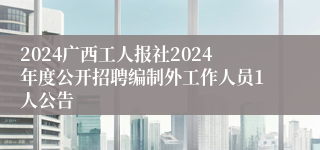 2024广西工人报社2024年度公开招聘编制外工作人员1人公告