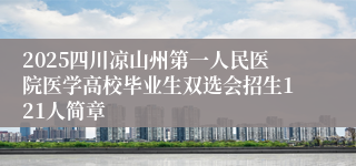 2025四川凉山州第一人民医院医学高校毕业生双选会招生121人简章
