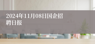 2024年11月08日国企招聘日报