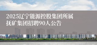 2025辽宁能源控股集团所属抚矿集团招聘90人公告