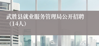 武胜县就业服务管理局公开招聘（14人）