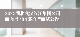 2025湖北武汉汉江集团公司面向集团内部招聘面试公告