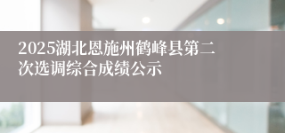 2025湖北恩施州鹤峰县第二次选调综合成绩公示