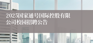 2025国家通号国际控股有限公司校园招聘公告