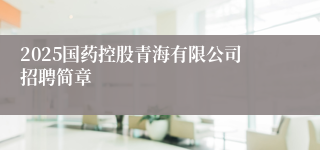 2025国药控股青海有限公司招聘简章