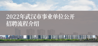 2022年武汉市事业单位公开招聘流程介绍