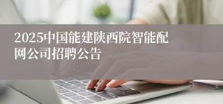 2025中国能建陕西院智能配网公司招聘公告