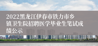 2022黑龙江伊春市铁力市乡镇卫生院招聘医学毕业生笔试成绩公示