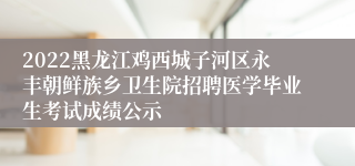 2022黑龙江鸡西城子河区永丰朝鲜族乡卫生院招聘医学毕业生考试成绩公示