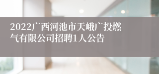 2022广西河池市天峨广投燃气有限公司招聘1人公告